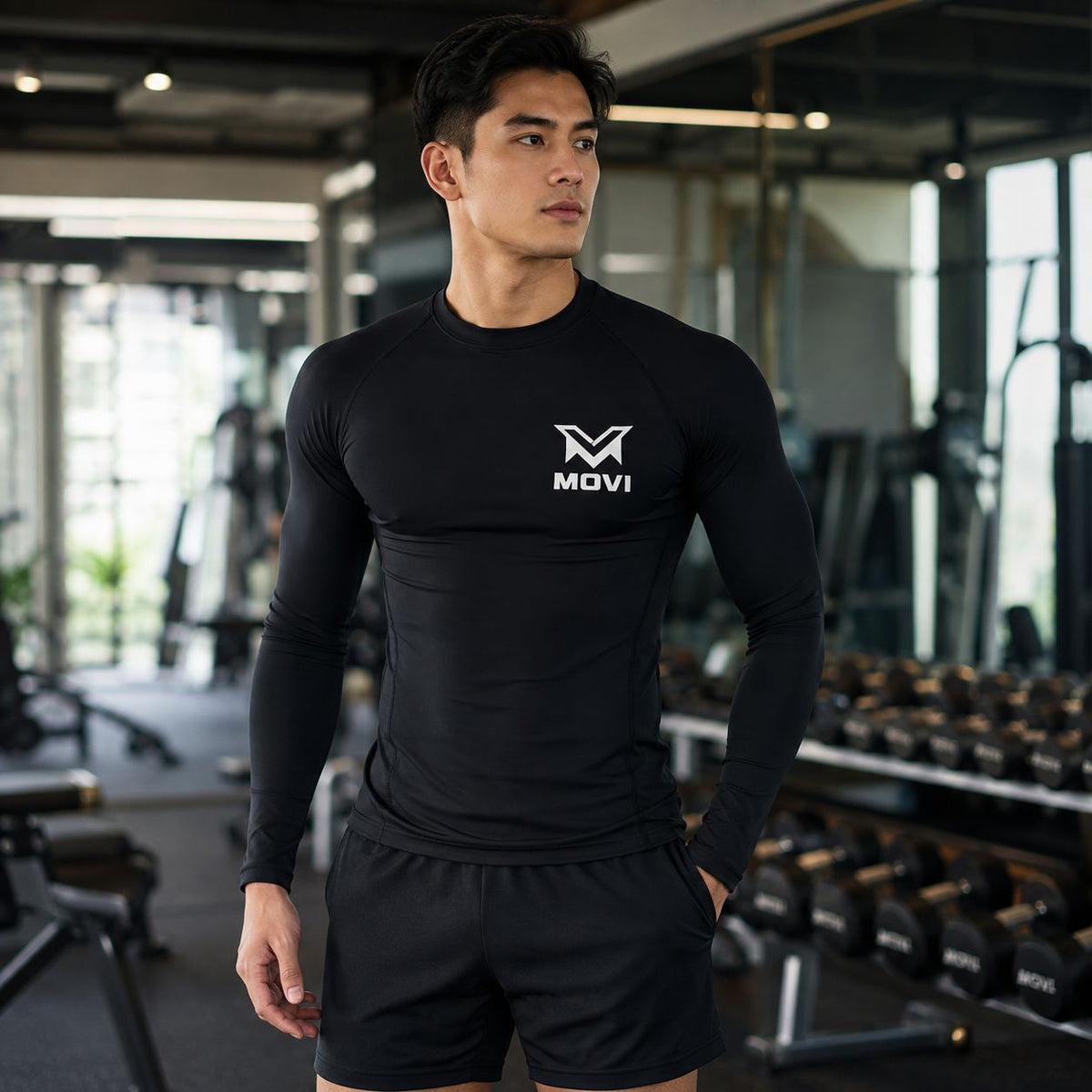 MOVI Kompressionsshirt– Langarm